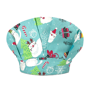 Pediatra stampa di cartoni animati tappi di Scrub all'ingrosso cappelli di Scrub infermieristici maschio femmina regolabile stampato - Product Image 5