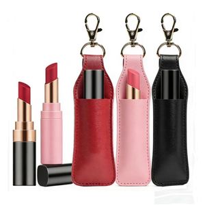 YY Estuche de Piel Sintética para Brillo Labial y Lápiz Labial, Diseño Sencillo, Portátil, para Bolso o Perfume - Product Image 1