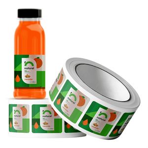 Supercrown Coffee Roasters, Envase Rectangular de PET Ecológico Autoadhesivo para Bebidas, Etiqueta para Jugo Orgánico Prensado en Frío - Product Image 6
