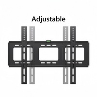 Soporte de pared de TV plana duradero para pantallas de 32 "-80" LCD/Plasma Max VESA 680x400mm soporte de TV de perfil bajo