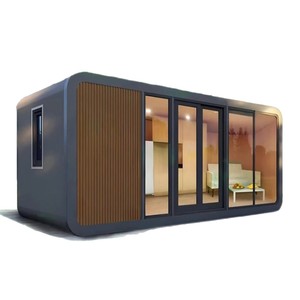 Maison-conteneur moderne rectangulaire pour hôtel, avec design intérieur pour séjour en plein air - Product Image 5