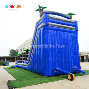 Tobogán de agua enorme Tobogán de agua inflable con tobogán de rebote de deslizamiento de piscina de agua para jugar en verano - Product Image 6