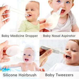 Trousse de Soin et Sécurité pour Bébé avec Brosse, Peigne, Mouche-Bébé – Essentiels de Soin pour <span class=keywords><strong>Nouveau</strong></span>-nés Filles et Garçons - Product Image 5