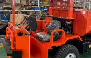 Vehículo de Transporte JAXON de 4 Ruedas JQ-5 de 5 Toneladas, Todoterreno, sin Rieles, con Neumáticos de Goma, Camión Volquete Hidráulico para Minería - Product Image 4