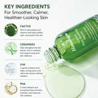 Sérum facial anti-rides OEM aux peptides, hydratant, à l'extrait de cactus, pour réparer, lisser et éclaircir la peau