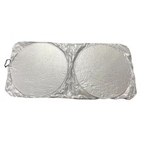 Pare-soleil de voiture pliable en polyester avec logo personnalisé imprimé, protection UV, pour cadeaux promotionnels d'entreprise