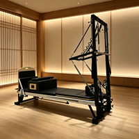 Tour de Pilates demi-trapèze en aluminium avec doubles sangles pour kit de Pilates et entraînement en studio de yoga