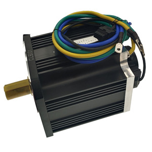 มอเตอร์เซอร์โว DC แบบไร้แปรงถ่านแม่เหล็กถาวร 48V 5000W 1500RPM 31.8Nm 260mm พร้อมเอนโค้ดเดอร์แบบ Absolute สำหรับเรือ - Product Image 3