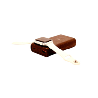 Nouveau chargeur portable de charge sans fil de téléphone de noix de coco 10000mah écologique 2 en 1 batterie externe avec chargeur Apple Watch
