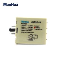 Manhua JSZ3P-R 84*41*56mm AC220V 3A Cycle Relais Temporisé Monophasé Relais Temporisé