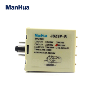 Manhua-relé de tiempo de retardo de ciclo, JSZ3P-R, 84x41x56mm, AC220V, 3A, temporizador monofásico - Product Image 4