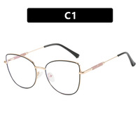 Lunettes de blocage de la lumière bleue carrée à la mode pour femmes lunettes rectangulaires à visage de diamant cadre optique transparent pour ordinateur