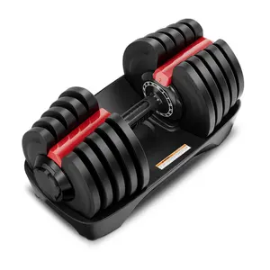 Supplier Direct Sale Customized Logo 40kg 90 Pounds Adjustable Weight Dumbbell For Gym