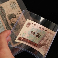 Impression personnalisée, porte-timbres recyclables en plastique pour billets de banque par soudage par ultrasons, porte-dalles en monnaie graduée