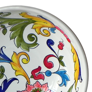 Bát Sứ Tròn 25CM / 8IN Với Thiết Kế Phục Hưng Thủ Công Tại Ý - Product Image 4