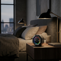 Timer Dapur Lipat Sensor Gravitasi Magnetik Sensor Waktu Mundur Pelangi Visual Timer Multifungsi Timer Belajar Anak Pomodoro Timer