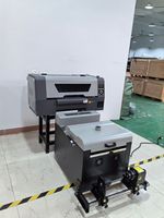 Mesin DTF Printer Roll-to-Roll A3 otomatis untuk PET Film kain dimensi cetak 300mm kondisi baru 1 tahun garansi pigmen