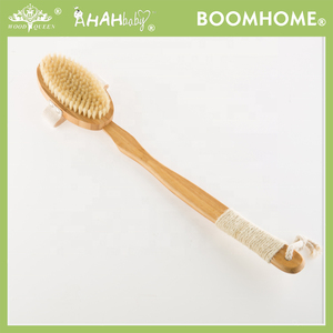 De madera de baño de <span class=keywords><strong>ducha</strong></span> cuerpo cepillo con cerdas de jabalí de Mira con desmontable mano de agarre de la manija - Product Image 3