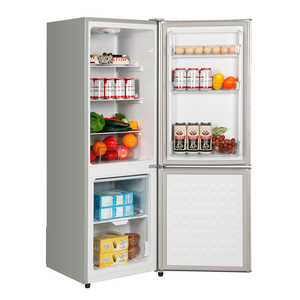 228L Stainless Steel Smart Home Double-Door Freezer Bottom-Freezer <b>Refrigerator</b> for Households and Hotels Bottom-freeze - Product Image 6