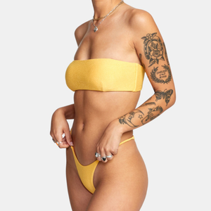 LOGOTIPO y estilos personalizados 2025 <span class=keywords><strong>Brightside</strong></span> Bandeau Bikini Top para mujer Traje de baño Bikinis Set - Product Image 2