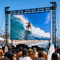 Pantalla LED de Alquiler P2.976 con Gabinete de Aluminio Fundido de 500x500mm para Eventos Costeros, Publicidad de Patrocinadores y Espectáculos en Vivo