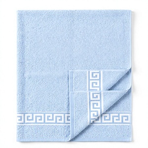 Ensemble de serviettes de bain pastel, douces, absorbantes, tissées, séchage rapide, en tissu éponge, pour cuisine, spa, bord de piscine, usage domestique, serviettes de bain en coton jacquard de luxe - Product Image 3