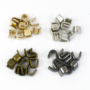 Meetee ZA212 10 # Accessoires de réparation de fermeture éclair Fermeture à glissière <span class=keywords><strong>avant</strong></span> en alliage de zinc Style U Fermeture à glissière supérieure et inférieure - Product Image 1