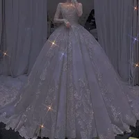 S550A 2022, высокое качество, индивидуальный пошив, новая мода, оптовая продажа, кружевное свадебное платье невесты с длинным рукавом на заказ, свадебное платье