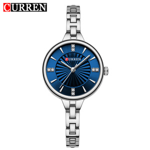 Montre à quartz pour femme Curren 9097, luxe, mode, boîtier en alliage, bracelet en acier inoxydable, étanche 3ATM, dernier modèle, haute qualité - Product Image 4