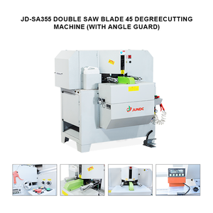 Machine à découper l'aluminium à double scie pneumatique automatique JD, coupe à 45 degrés, 380V 5900W, fonctionnement facile - Product Image 3