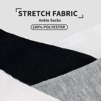 Chaussettes basses en coton noir, blanc et gris, respirantes, avec talon et bout renforcés, décontractées, tricotées pour l'été, pour jeunes, pour le quotidien, le travail et le sport
