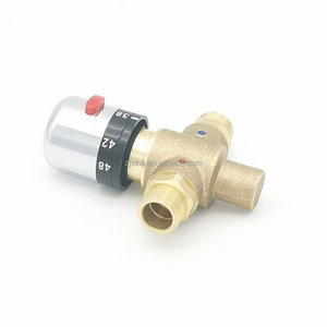X9024BSGD15 Material de latón abierto y cerrado automático causado por la temperatura del agua de la válvula termostática - Product Image 5