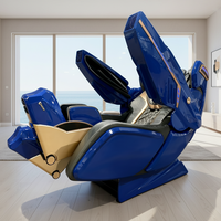 Fauteuil de massage robotisé haut de gamme à gravité zéro pour le corps entier, technologie médicale futuriste, commande vocale intelligente, manipulateur 4D, robot de luxe