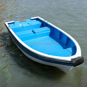 <span class=keywords><strong>Lancha</strong></span> de Pesca Deportiva Fisherman de 4.3M, de Fibra de Vidrio, Autodrenante, con Compartimento para Carnada Viva, Casco Aerodinámico, Resistente al Viento y las Olas - Product Image 1
