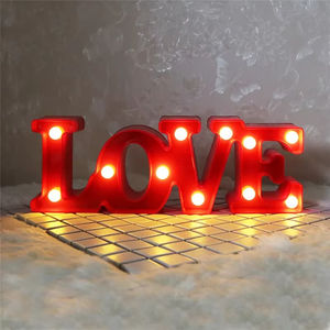 Lettere LED in Acciaio Personalizzate, Insegna 'Love', Numeri Personalizzati per Matrimoni, Decorazione per Esterni - Product Image 3