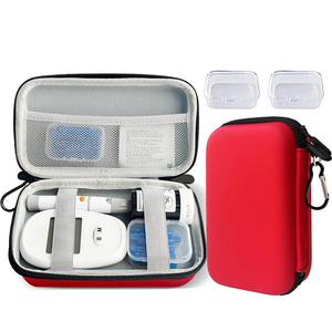 Estuche <span class=keywords><strong>de</strong></span> Viaje para Suministros <span class=keywords><strong>de</strong></span> Diabetes, para Tiras Reactivas <span class=keywords><strong>de</strong></span> Glucosa en Sangre, Dispositivo <span class=keywords><strong>de</strong></span> Punción con 2 Cajas Transparentes Pequeñas y 1 Hebilla <span class=keywords><strong>de</strong></span> Escalada - Product Image 1