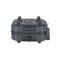 Réchaud à gaz portable de camping de haute qualité avec logo OEM, double flamme, pliable, au propane