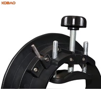 Kdbao E051 Generasi Kedua Bowens Mount S-type Bracket Chuck Pegangan Flash Portabel Hitam Plastik ABS Kamera Studio Foto