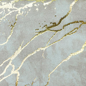 Produsen Kain Pelapis Mewah Rolay 100% Poliester Bergaris dengan Cetakan Foil Emas Kain Beludru untuk Gorden - Product Image 6