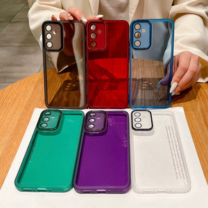Caméra Protecteur Transparent Mat Antichoc Pare-chocs Téléphone étui pour samsung S25 S24 S23 Ultra Plus A16 A54 A34 A13 A23 A53 <span class=keywords><strong>A52</strong></span> - Product Image 1