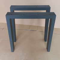 Bonne vente Table en bois massif de style industriel moderne du fabricant Pied de table Salle à manger Base de table en métal et en acier