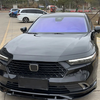 Film solaire pour vitres de voiture 3 plis, argent sputterisé, violet caméléon, 64% VLT, 100% anti-UV, 98% anti-IR, effet de changement de couleur, OEM