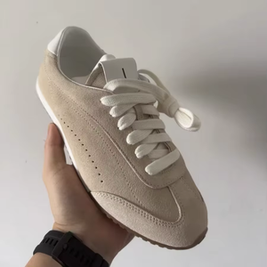 Zapatillas Deportivas Casuales de Gamuza para Mujer, Estilo Otoñal para Correr, Suela Plana, Ligeras, de Malla, para Uso Diario y Ejercicio Ligero - Product Image 5