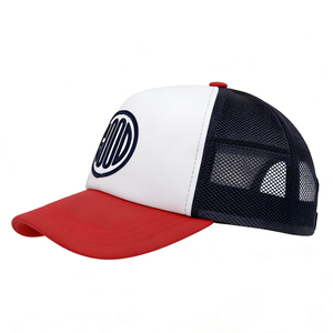 Casquette de camionneur en maille brodée GOOD – Casquette légère, respirante et réglable avec fermeture snapback pour les sports de plein air - Product Image 3