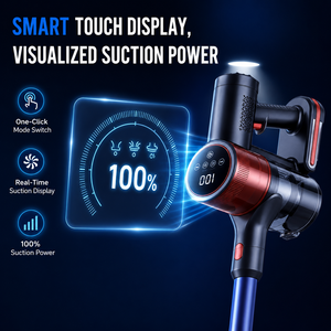 OEM ODM Cordless <b>Vacuum</b> Cleaner 25000Pa Brushless Motor HEPA Filter LED Floor Brush Household <b>Portable</b> Hand Held Battery Powered - Product Image 6