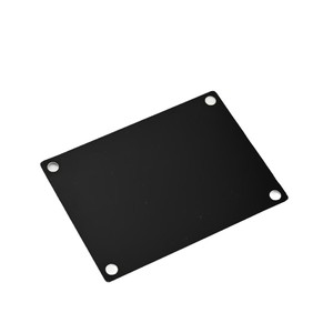 Base de plaque signalétique pour montage sur panneau de clavier métallique, gravure laser personnalisée, rectangulaire, en acier inoxydable, finition miroir électroplaqué - Product Image 4
