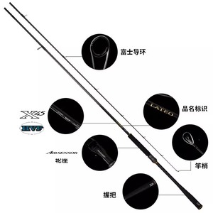 Canne à pêche Daiwa Lateo Xv 6m, action moyenne rapide, pour la pêche au bar en mer - Product Image 2