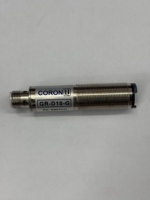 CORON GR-D10-G Capteur photoélectrique réfléchissant diffuse à boîtier métallique, interrupteur optique, portée de détection de 10 cm, connecteur NPN M12