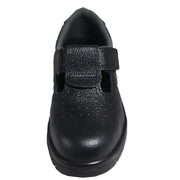 Sapatos protetores de aço para homens, sapatos de segurança do <span class=keywords><strong>trabalho</strong></span> em couro