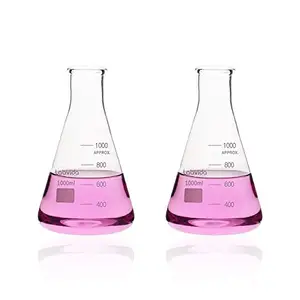 Laboratory Equipment High Temperature Resistant Glass Beaker Conical Erlenmeyer Flask